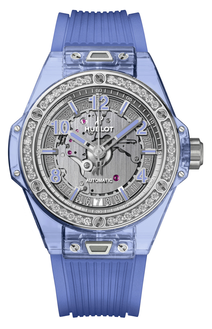 SMALL_Big Bang One Click 粉藍藍寶石腕錶